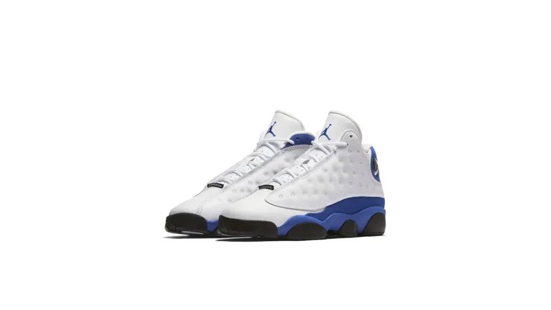 Jordan 13 Retro White Hyper Royal Black (GS) White/Hyper Royal-Black (884129-117)