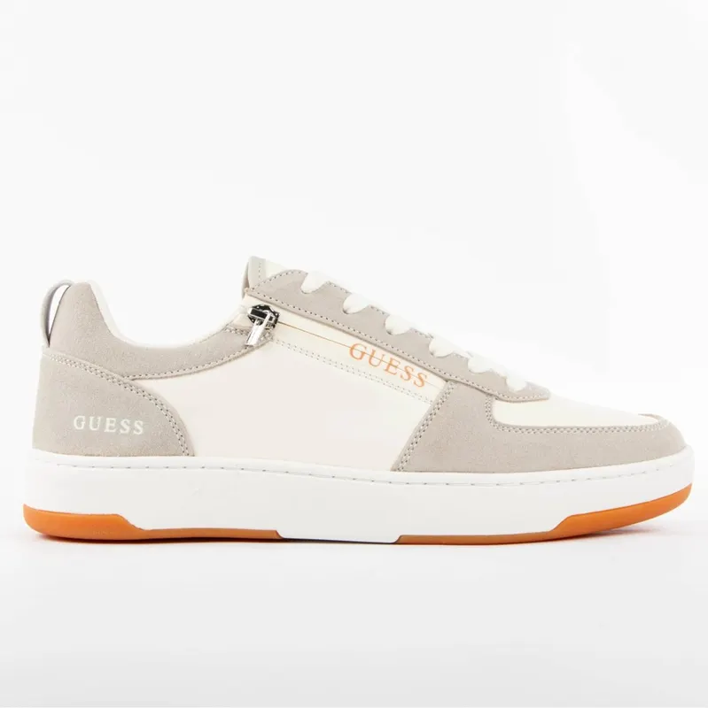 Guess sneaker Wit (FMFVEN-SUE12-CREAM)