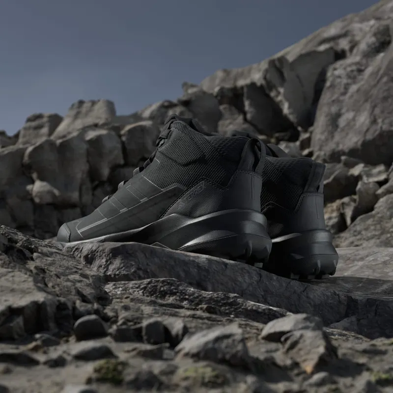 adidas Terrex Skychaser Ax5 Mid Gore Tex Hiking Shoes Core Black Core Black Carbon (JQ2207)