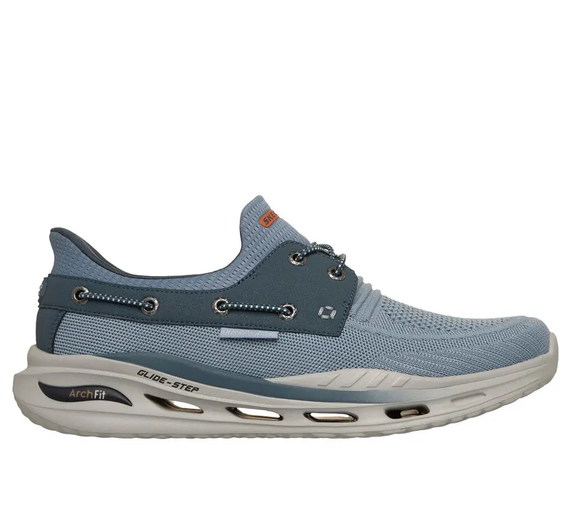 Skechers Slip-ins Relaxed Fit: Arch Fit Orvan “Starport Sneaker Blue” (211321BLU)