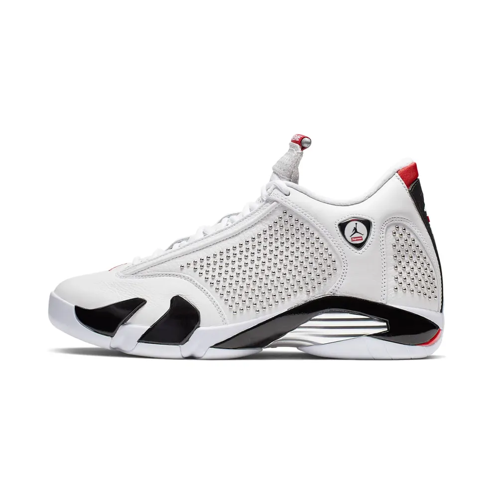 Air Jordan x Supreme Nike AJ XIV 14 White (2019) (BV7630-106)