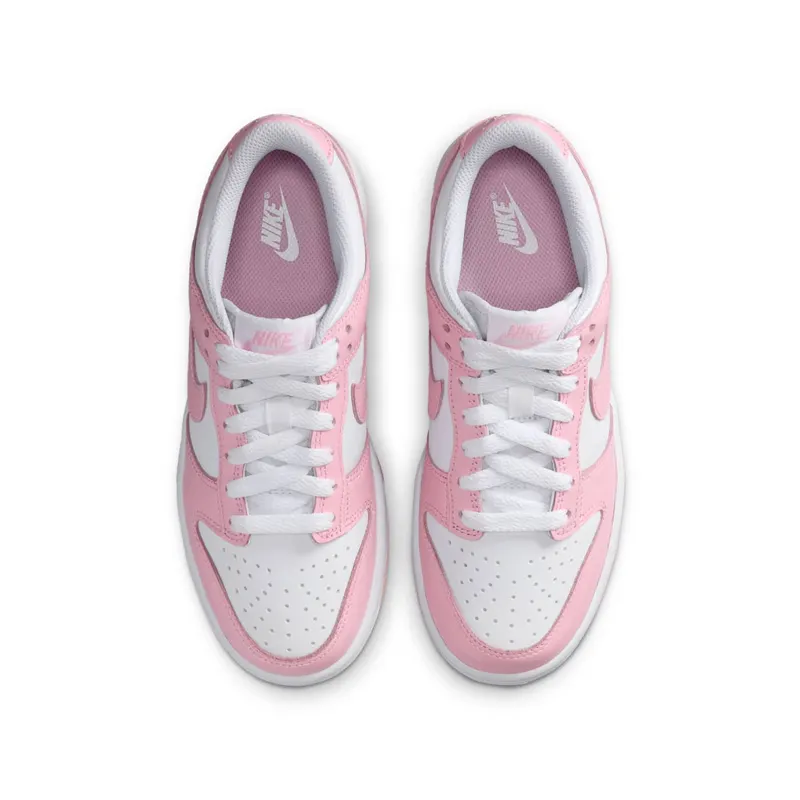 Nike Dunk Low White Medium Soft Pink (GS) (FB9109-125)