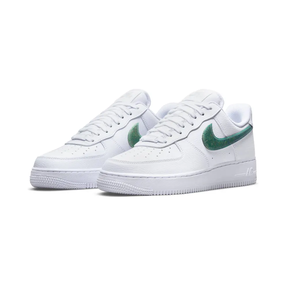Nike Air Force 1 Low Glitter Swoosh Green (W) (DH4407-100)