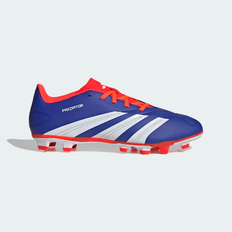 adidas Predator Club Flexible Ground Lucid Blue Cloud White Solar Red (IF6344)