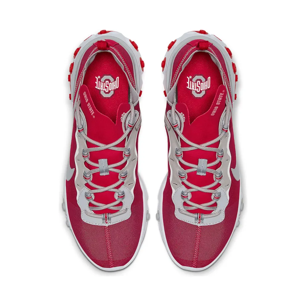 Nike React Element 55 OSU University Red/White-Wolf Grey (CK4798-600)