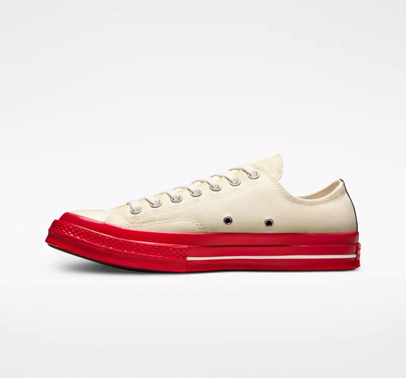Converse Converse x Comme des Garçons PLAY Chuck 70 Pristine/Red/egret