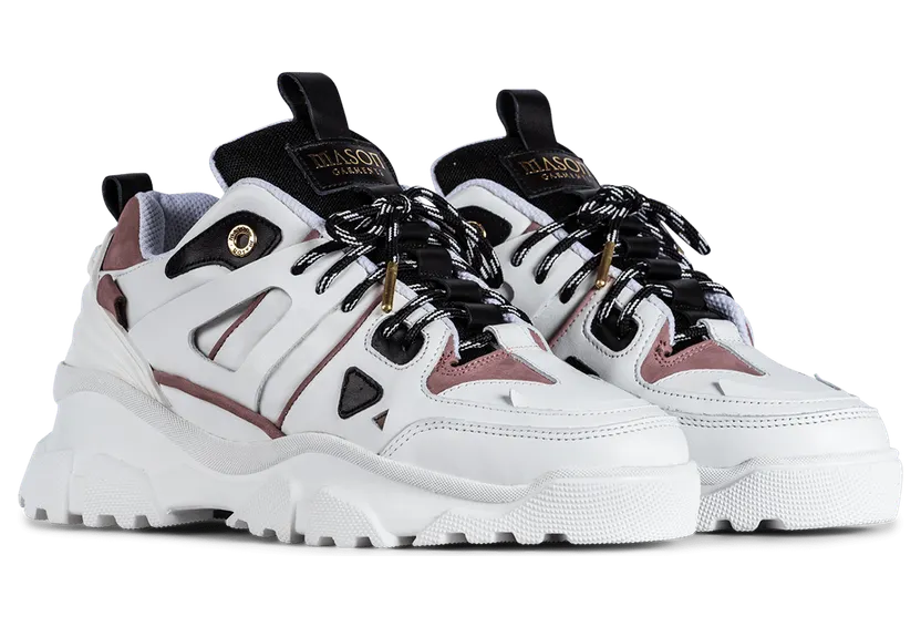 Mason Garments Genova II White / Pink / Black Weiß (SS21-35-3B)