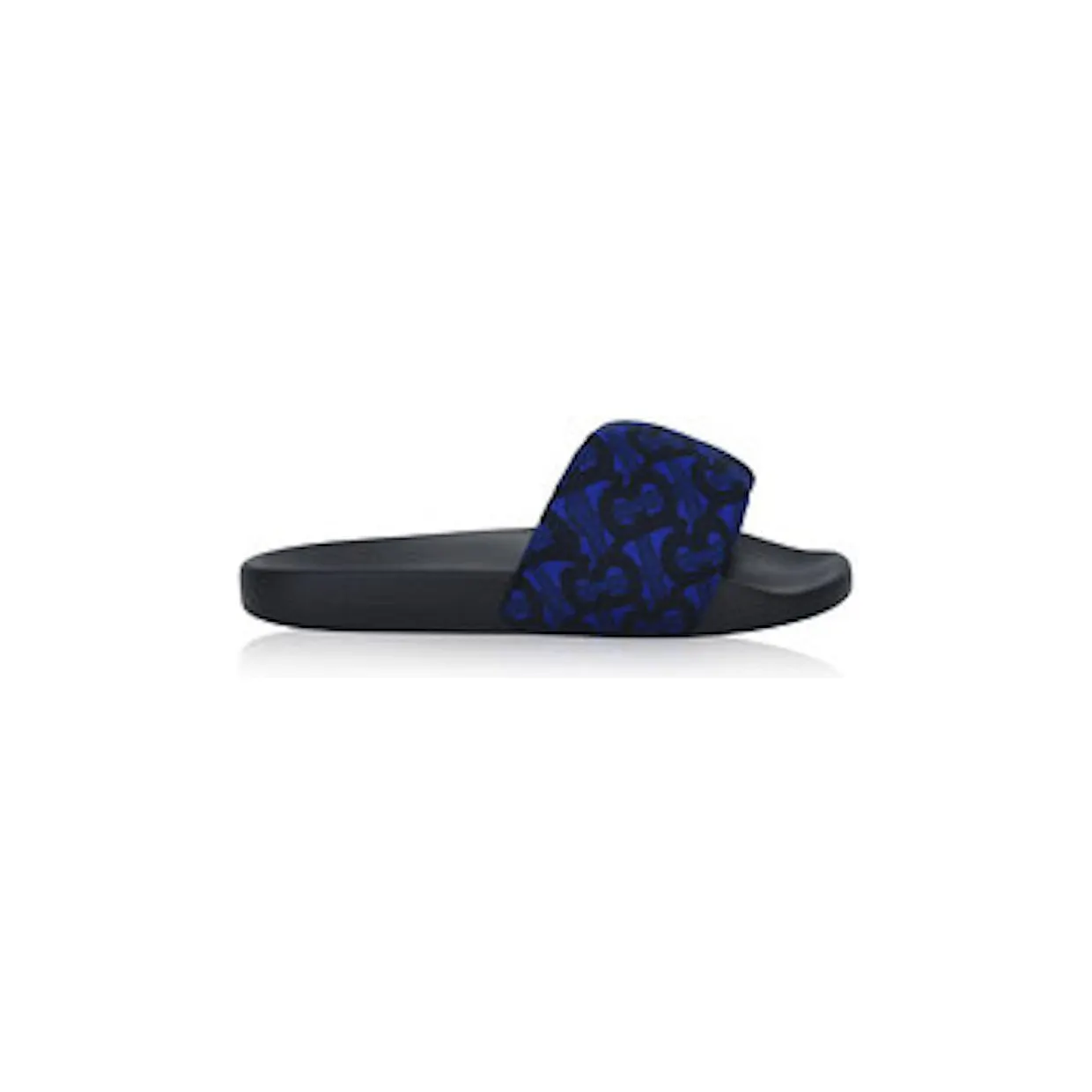 Burberry Furley Monogram Slides Deep Royal Blue (8048585)