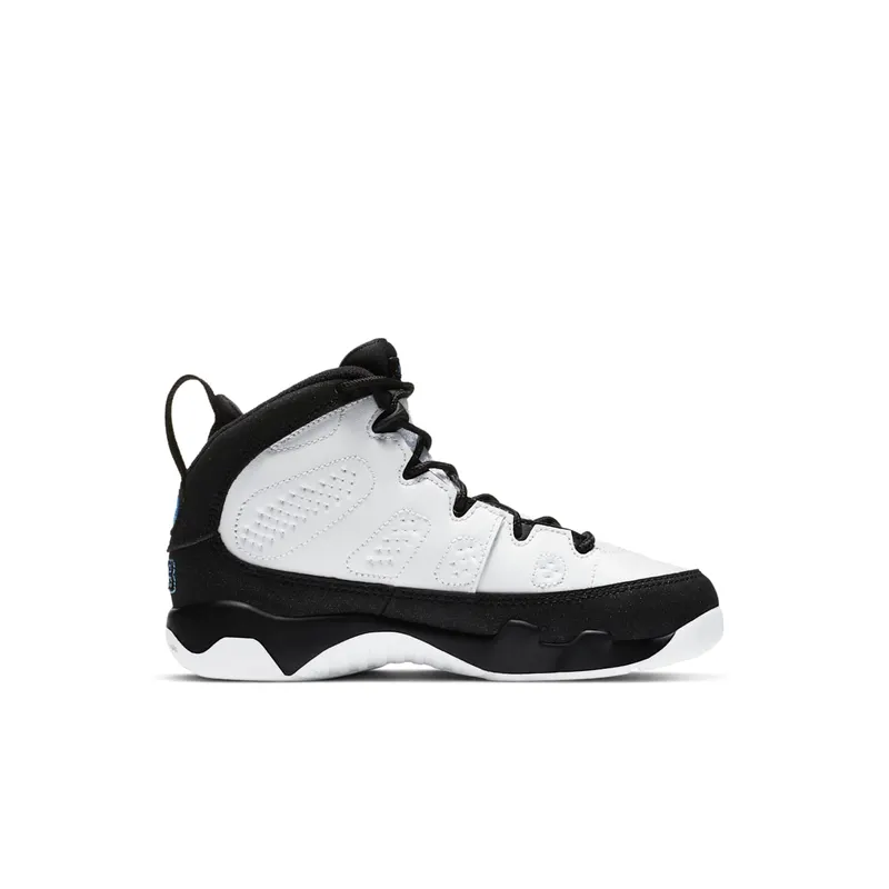 Jordan 9 Retro University Blue (PS) White/University Blue-Black (401811-140)