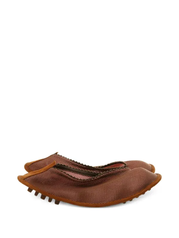 Kiko Kostadinov Ramberg mesh slip – Bruin (KKWSS26FT02)