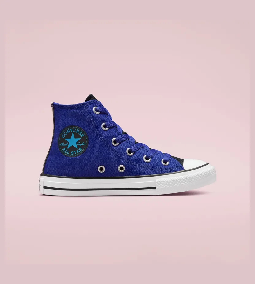 Converse Reflective Chuck Taylor All Star Concord/kinetic Blue/zwart (372266C)
