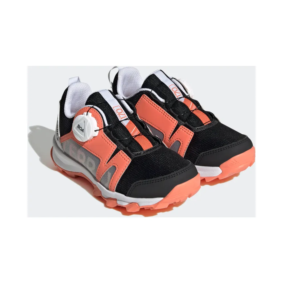 adidas Terrex Agravic Boa Trail Running Core Black Crystal White Impact Orange (HQ3500)