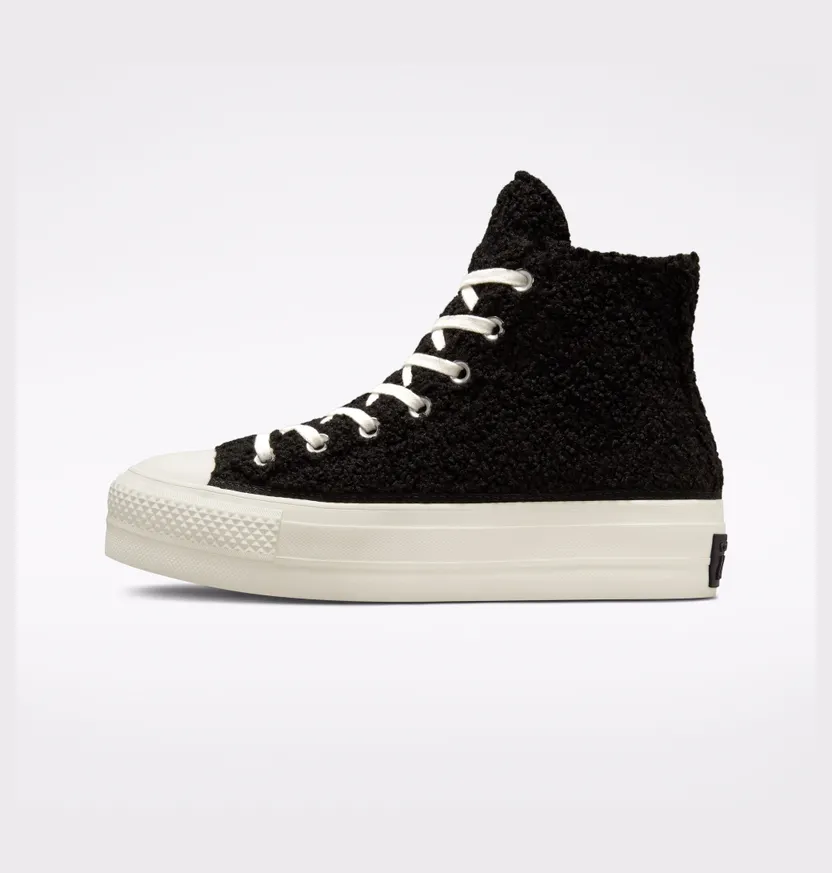 Converse Chuck Taylor All Star Lift Platform Cozy Utility Black/egret/black