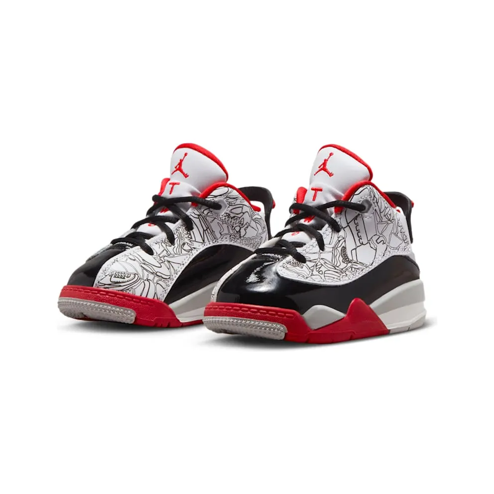 Jordan Dub Zero White Black Neutral Grey True Red (DV1358-160)