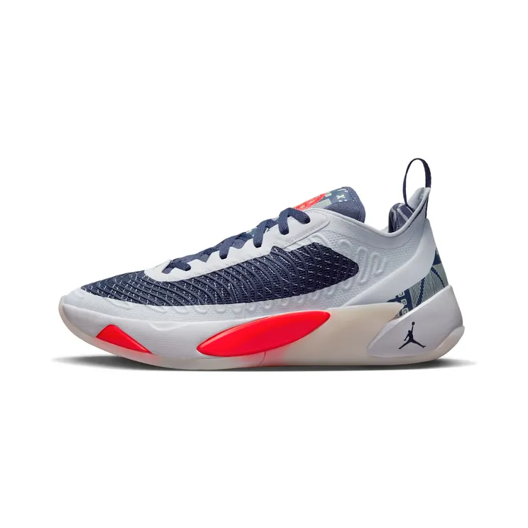 Jordan Luka 1 Quai 54 “White / Light Bone / Neutral Indigo” (FB1806-150)