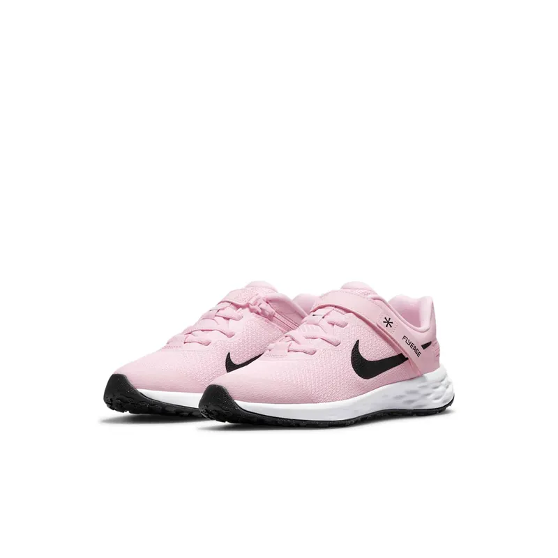 Nike Revolution 6 FlyEase Younger Kids’ Pink 50% Sustainable Materials (DD1114-608)