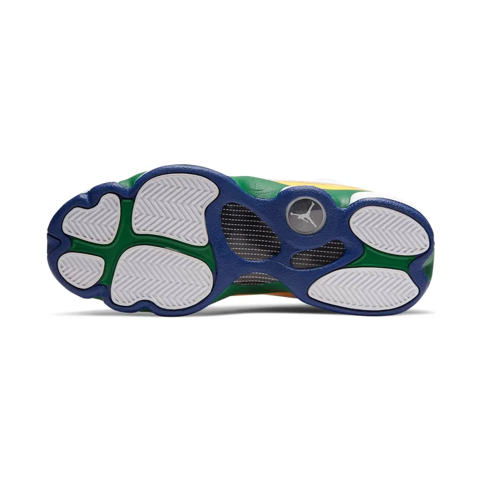 Jordan 13 Retro Playground (GS) White/Black-Court Purple-Total Orange-Pine Green (CV0785-158)