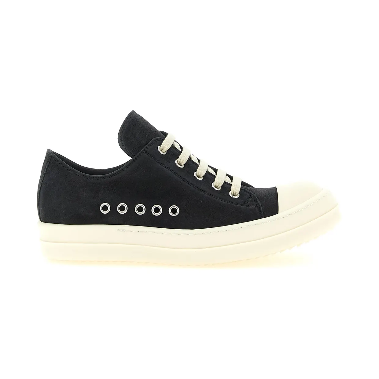 Rick Owens Extreme Low Sneaks “Black” (RP01F6896LCNW911)