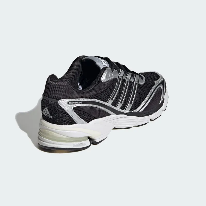 adidas Supernova Cushion 7 Core Black Silver Metallic Crystal White (IG1747)