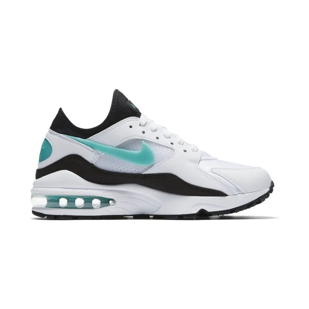 Nike Air Max 93 Menthol 2018 (W) White/Sport Turquoise-Black (307167-100)