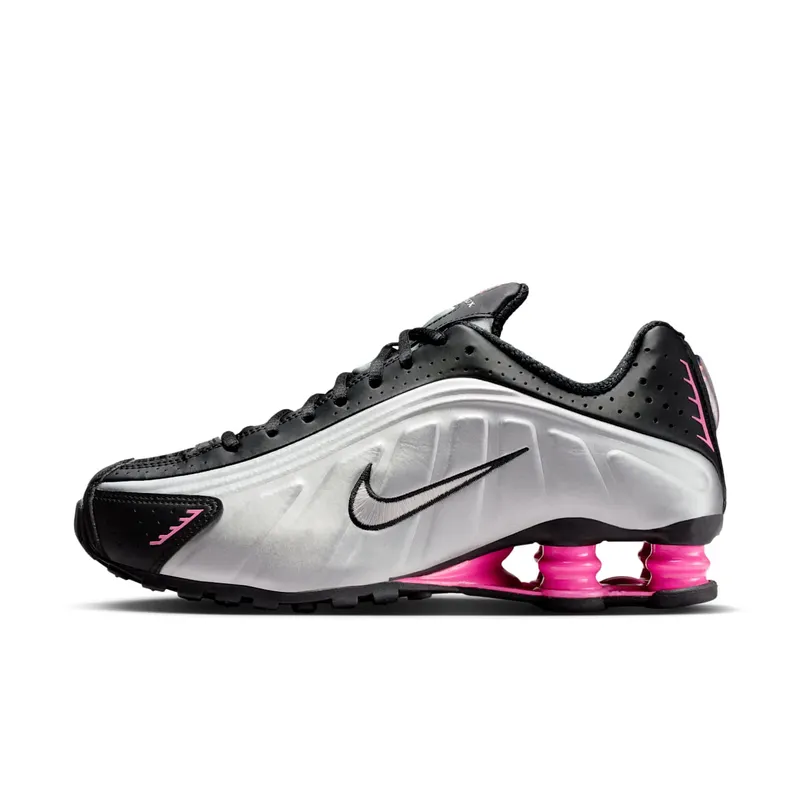 Nike Shox R4 “Black Metallic Silver Pinksicle” (AR3565-012)
