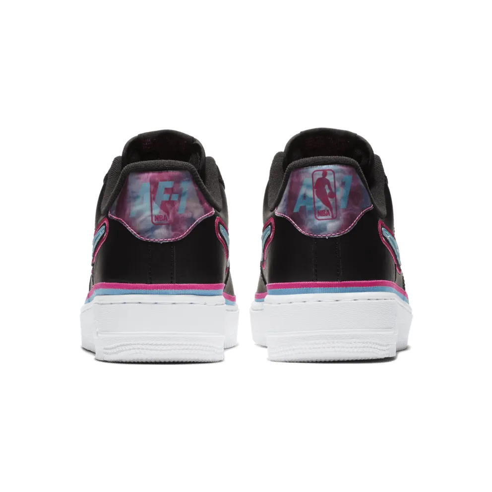 Nike Air Force 1 Low Sport NBA Black Blue Gale Laser Fuchsia Black/Blue Gale-Laser Fuchsia-White (AJ7748-002)