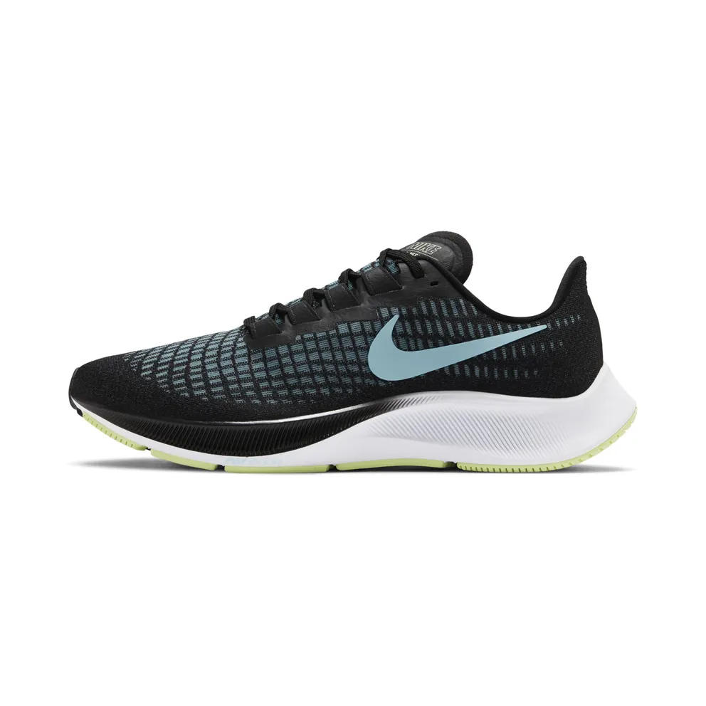 Nike Air Zoom Pegasus 37 Barely Volt (W) Black/Barely Volt/White (BQ9647-004)