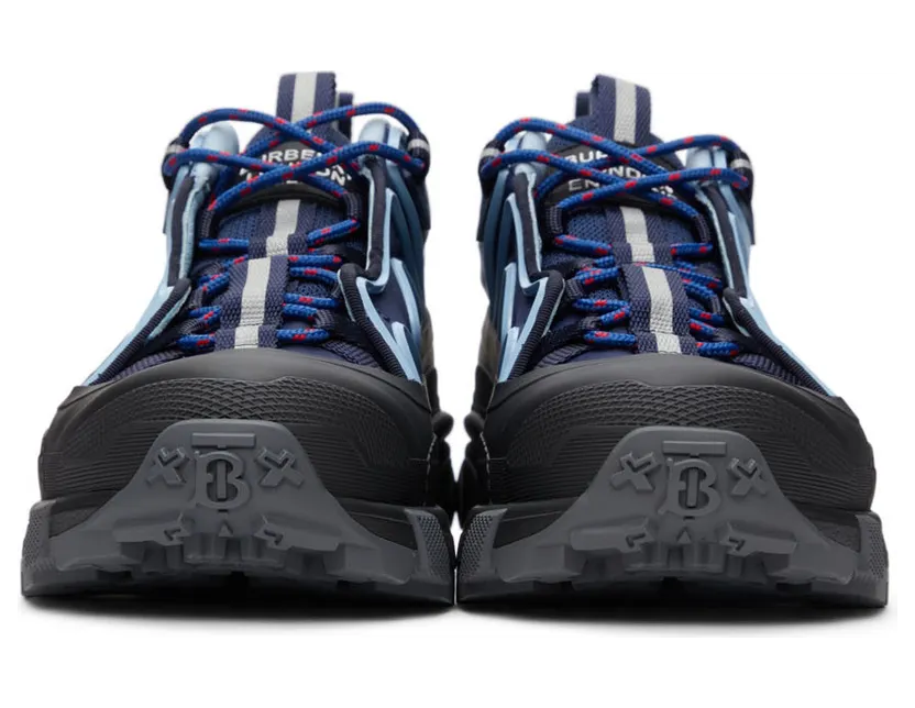 Burberry Navy & Black Two-Tone Arthur Sneakers (8045550) (2)