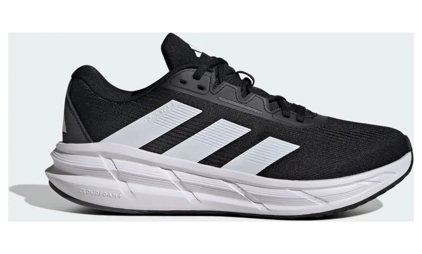 Adidas Questar 3 Hardloopschoenen Core Black / Cloud White / Carbon (ID6320)
