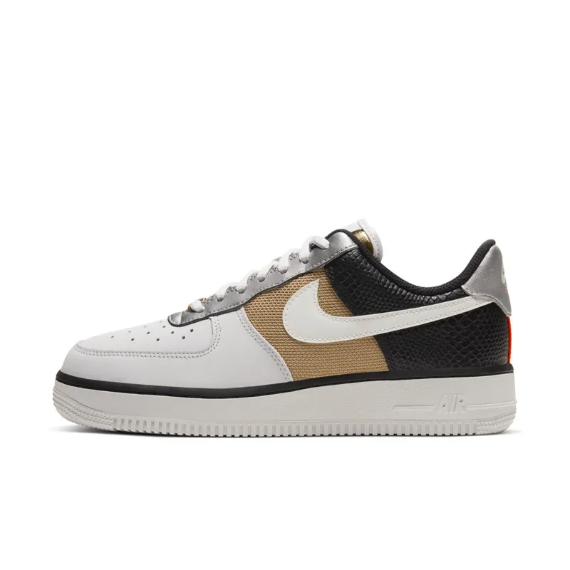 Nike WMNS Air Force 1 ’07 Vast Grey Metallic Gold (CT3434-001)
