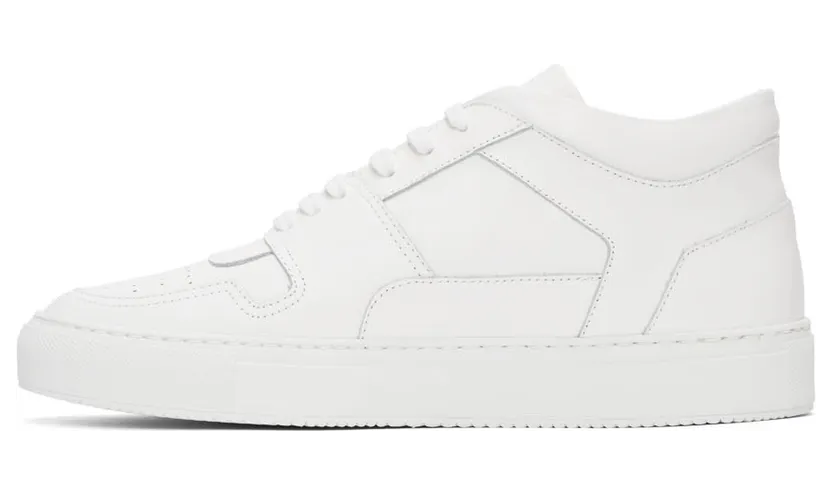 Common Projects White Decades Mid Sneakers (ARTICLE 2334) (3)