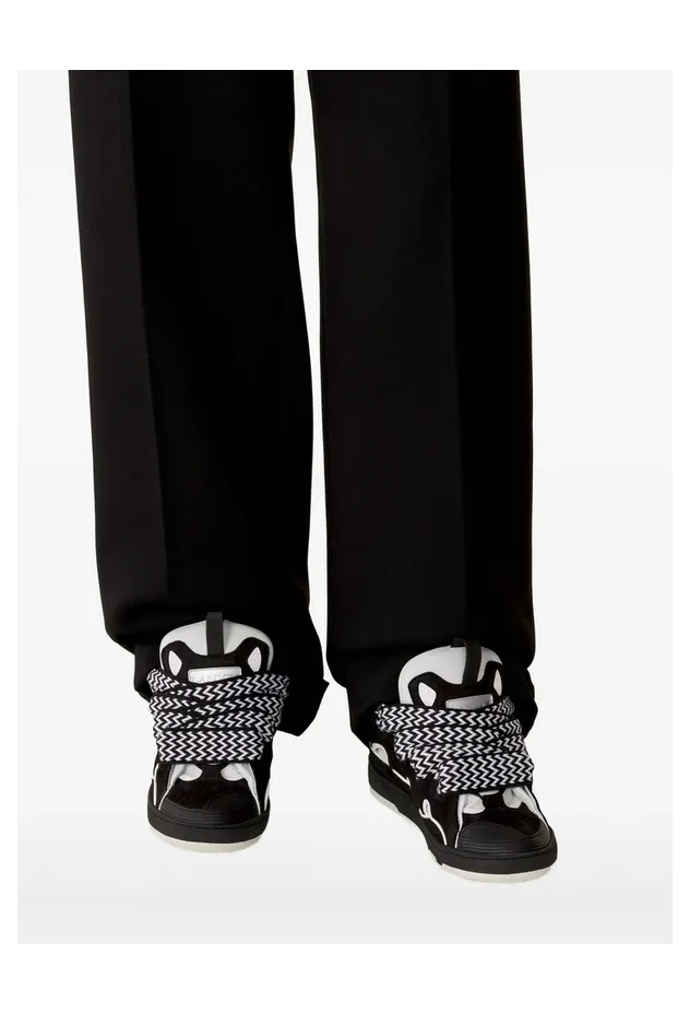 Lanvin Zigzag Lace-up “Black/White” (FU-SKDK12 BICO-E25 1000) (2)