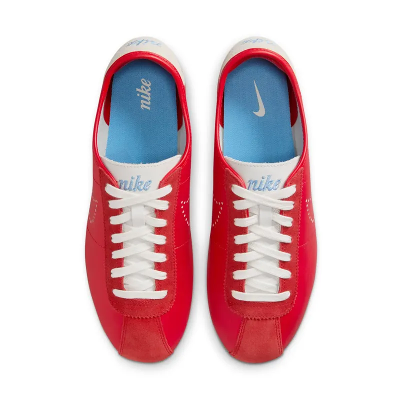 Nike Cortez Leather University Red University Blue Perforated Swoosh (HQ1841-600)