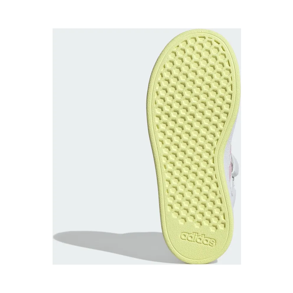 adidas Grand Court Mid Cloud White Clear Pink Ice Yellow (IE8705)
