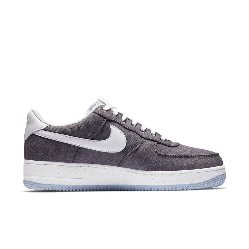 Nike Air Force 1 Low Recycled Canvas Iron Grey/White-Barely Volt (CN0866-002)