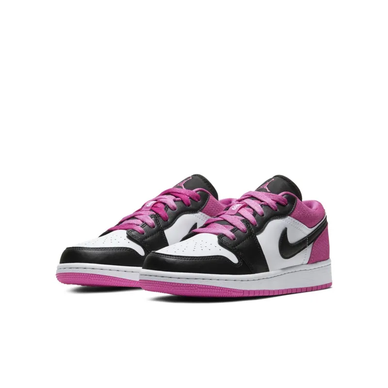 Jordan 1 Low Black Active Fuchsia (GS) Black/Active Fuchsia-White-Black (CT1564-005)