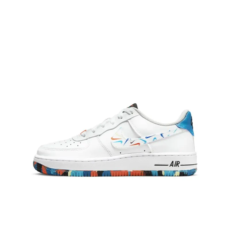 Nike Air Force 1 Low Multicolor Swooshes (GS) (DM7597-100)