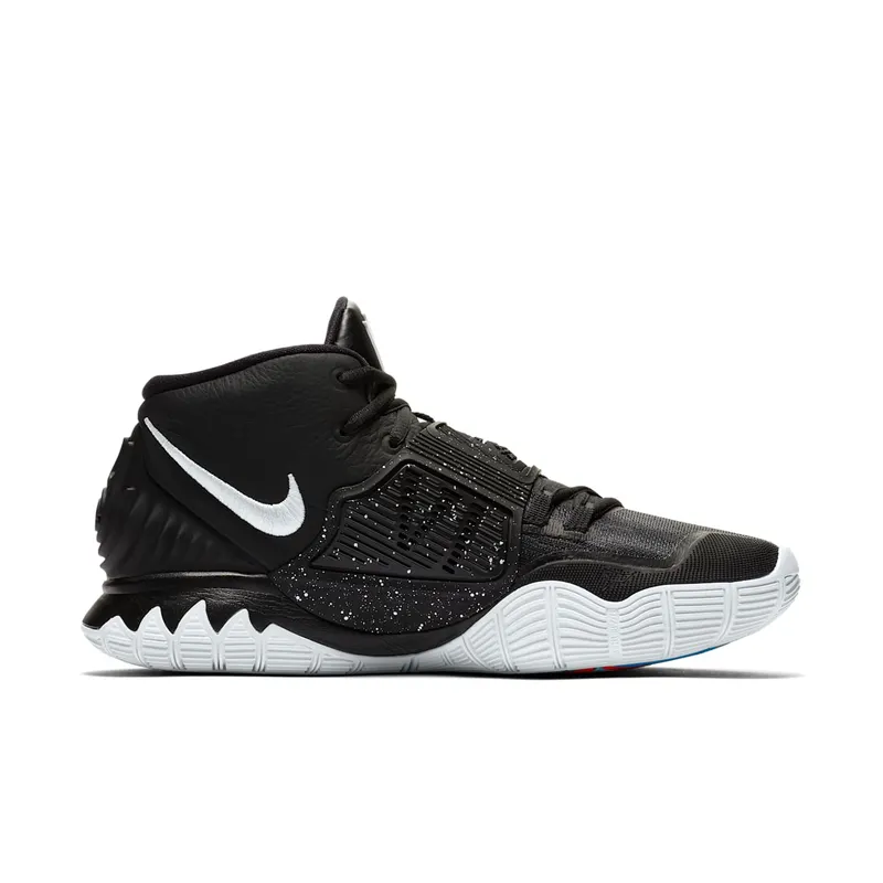 Nike Kyrie 6 Jet Black White Black/White-Bright Crimson (BQ4630-001)