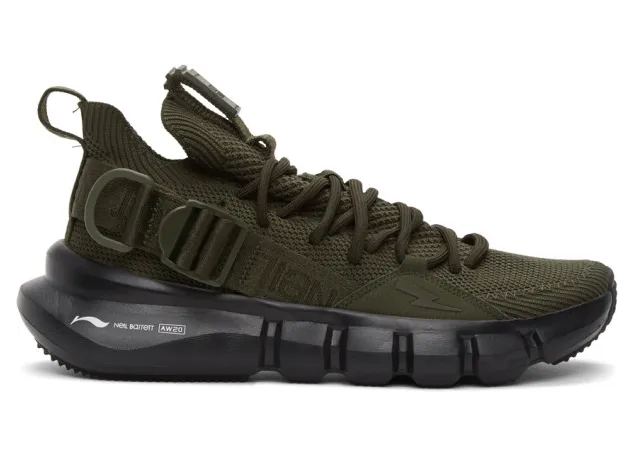 Neil Barrett Khaki Li Ning Edition Essense 2.3 Sneakers (BCT353 P9023)