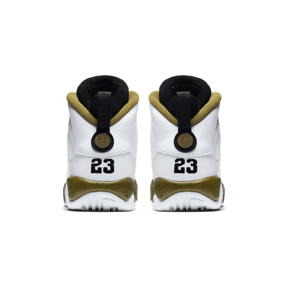 Jordan 9 Retro Statue (GS) White/Black-Militia Green (302359-109)