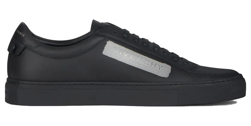 Givenchy Leather Laxtex Band Black Silver (BH0002H0UK-008)