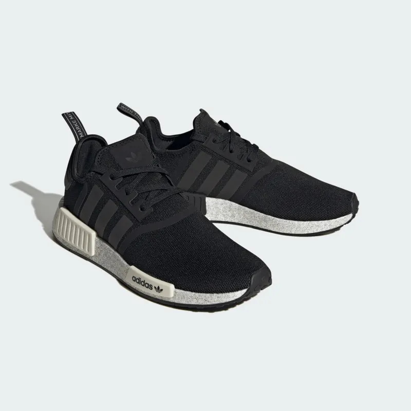 Adidas NMD_R1 Core Black / Silver Metallic / Chalk White (IE7345)