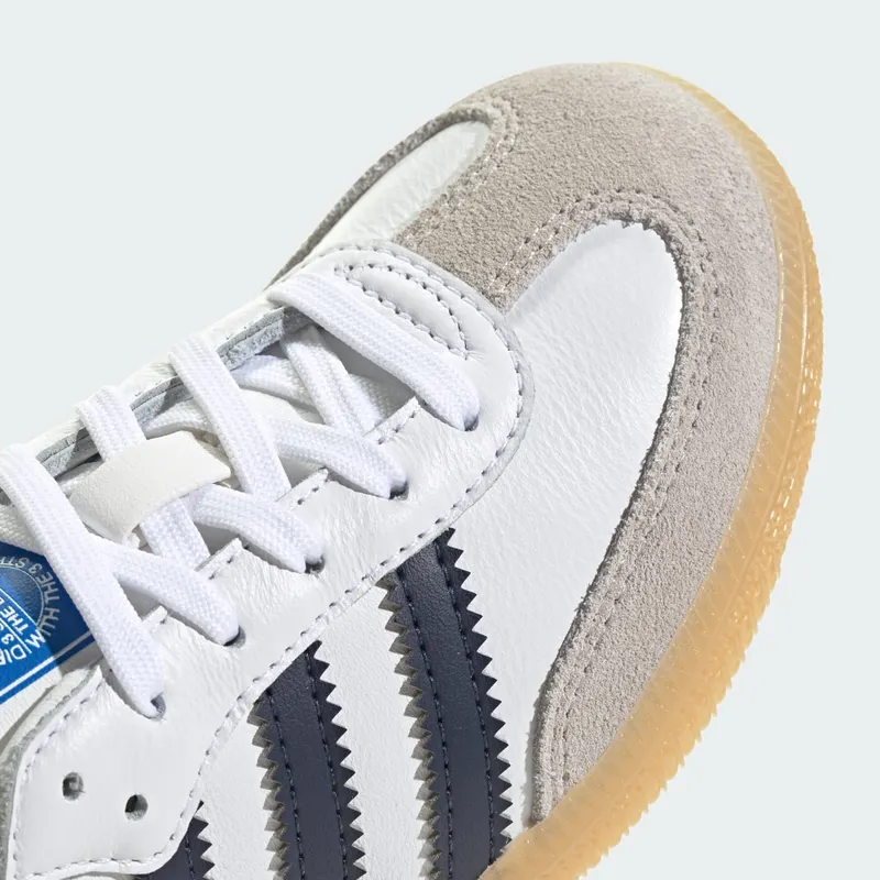 adidas Samba OG Cloud White Collegiate Navy Gum (JI4466)