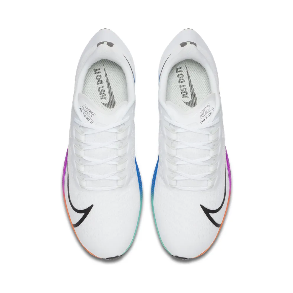 Nike Air Zoom Pegasus 37 White Multi-Color White/Hyper Violet-Spruce Aura-Flash Crimson (BQ9646-103)
