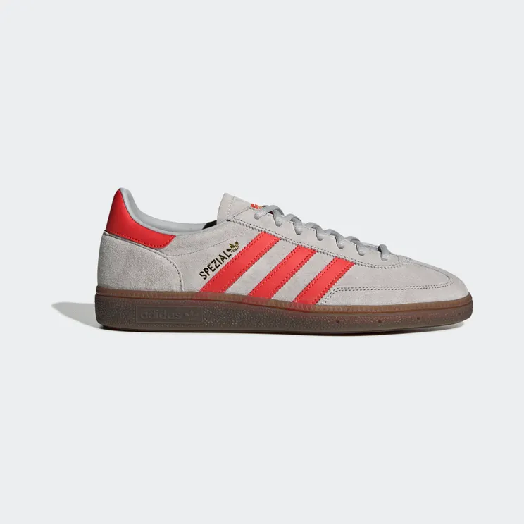 adidas Handball Spezial Grey Two / Hi-Res Red / Gold Metallic (EF5747)