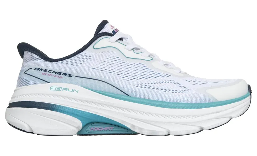 Skechers Slip-ins: Max Cushioning Arch Fit 2.0 – Azusah Sneaker Wit/Aqua