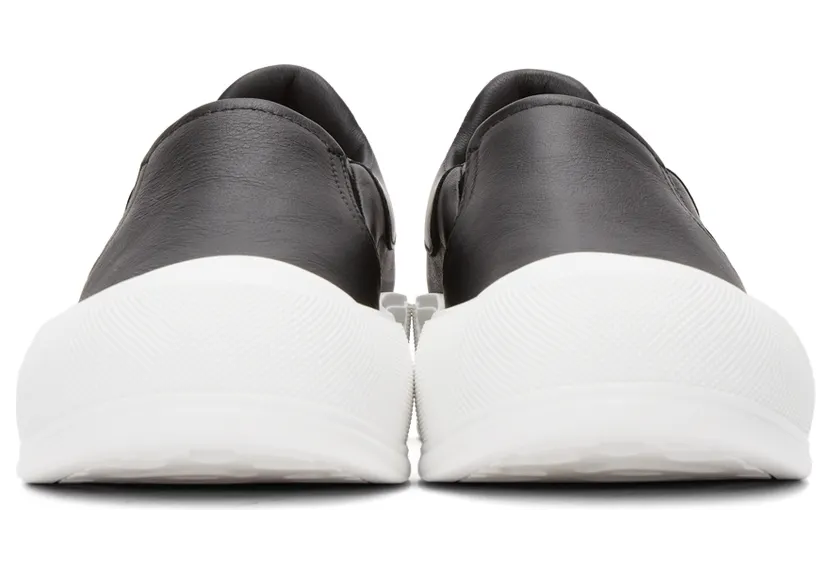 Alexander McQueen Black Deck Skate Plimsoll Sneakers (654595WHZT8) (2)