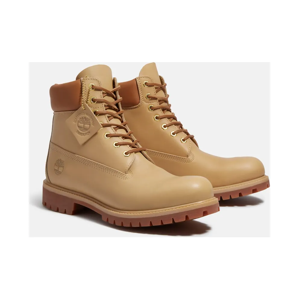 Timberland 6″ Premium Waterproof Boot Founder’s Collection Beige Full-Grain (TB0A2P6W-EN2)