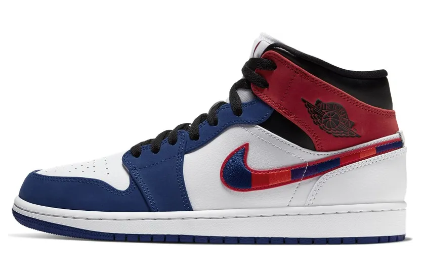 Air Jordan 1 Mid SE White University Blue (852542-146)