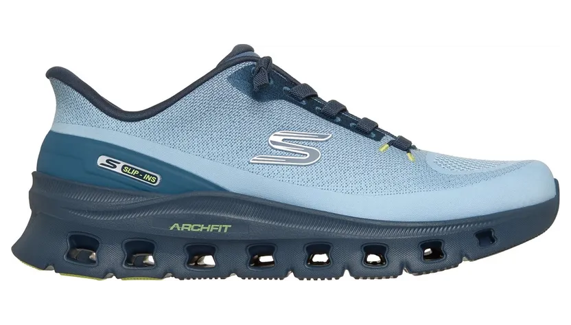 Skechers Slip-ins: Arch Fit Glide-Step Pro Sneaker Blauw/Limoen